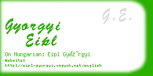 gyorgyi eipl business card